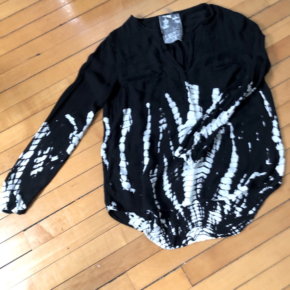 Young fabulous & broke tie dye shirt